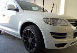 Fahrzeugpflege vorher / nachher