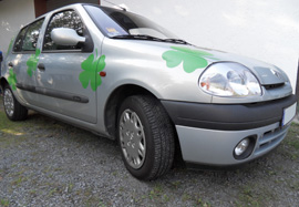 Fahrzeugpflege vorher / nachher