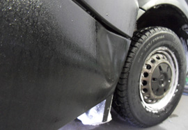 Dellenreparatur vorher / nachher