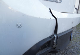 Kunststoffreparatur vorher / nachher