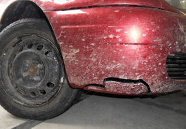 Kunststoffreparatur vorher / nachher