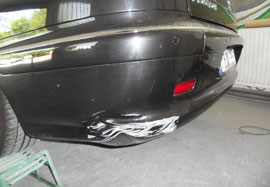 Kunststoffreparatur vorher / nachher